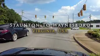 Staunton To Waynesboro, Virginia, USA