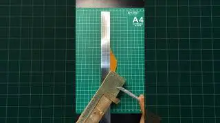 sharpening and cutting #craft #handmade #how #leather #leathercraft #tools #asmr #shorts #share