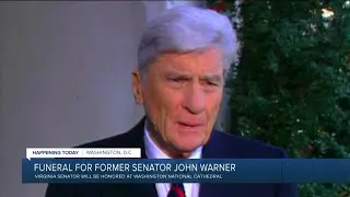 Funeral for former senator, John Warner