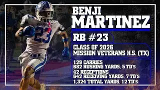 Benji Martinez [RB] Senior Highlights