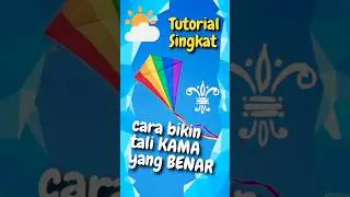 main #layangan cara yg benar buat tali #goci atau tali kama
