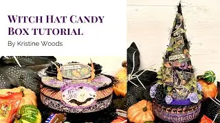 Witch Hat Candy Treat Box by Kristine Woods | Graphic 45
