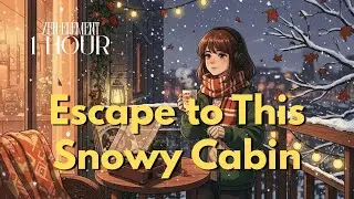 Escape to This Snowy Cabin: 1 Hour of Deep Focus & Writing Music (No Mid-roll Ads) - ZEN ELEMENTS