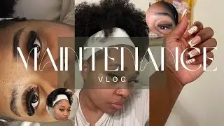 mini maintenance vlog: hair, nails, eyebrows & lashes