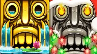 Temple Run 2 Holiday Havoc VS Enchanted Palace Android Gameplay