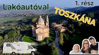 Szfvár, Lido di Pomposa, Arezzo, Montepulciano - Lakóautóval Toszkána - 1 rész