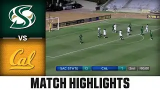Sacramento State vs. Cal Match Highlights | 2024 ACC Men's Soccer