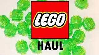 LEGO HAUL #35 - Transparent LEGO Heads, Tiles and Bulk Minifigure Parts!