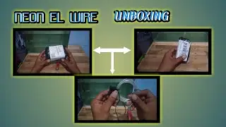 NEON EL WIRE unboxing review || Light Blue