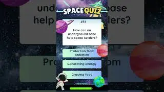 Space Settlement Quiz 51 #Quiz #Quiztime #Quick #SpaceQuiz #SpaceTech #SpaceSettlement