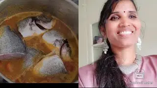 Gilt-head bream curry and Salad