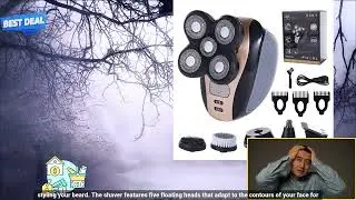 1005001706743699 5 In 1 Electric Shaver For Men Bald Head Polish Hair Clipper Trimmer F