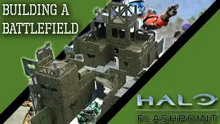 Building A Battlefield UNSC Outpost | Halo: Flashpoint | Build Tutorial