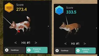 I shot a piebald and diamond red fox on hunting season!! (Hunting season Roblox)!!