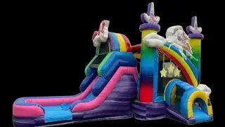 Bounce House Rental Buffalo | Mega Unicorn with slide | Bounce USA