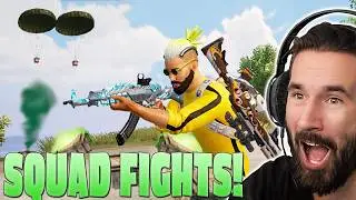 PG & Squad DESTROY All Squads in NEW  Pochinki in PUBG MOBILE Update!