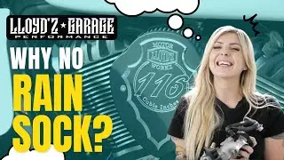 Why doesn't your Lloyd'z intake for Indian Motorcycle need a rainsock?