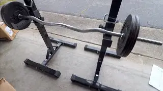Yaheetech Pair of Adjustable Squat Rack (ASSEMBLY)