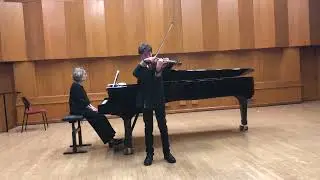 Wieniawski Violin Concerto No. 2 in D minor 1st Movement, Yoav-violin, Marina Shaevich-piano