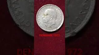 Classic Marvelous & Rare 5 Kroner of 🇩🇰 Denmark Kf 1972 #Viral #Vintage #Trending Short #Coin