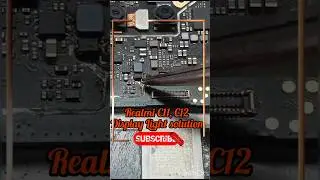 Realmi C11, C12 Display Light 💡Solution | Light Jumper Ways #repair #youtube #shots#trending #yt