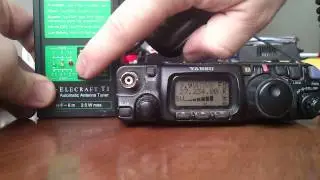 Yaesu 817 elecraft T1 tuner