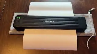 Bluetooth Portable Printers Wireless for Travel   P831 Inkless Printer Portable Review