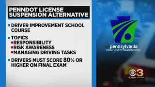 Pennsylvania drivers at risk of license suspension now have option to take driver improvement course