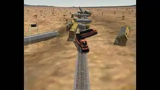 MSTS Train Crashing Cajon Pass Music #2