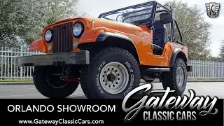 1976 Jeep CJ5 For Sale Stock #1613-ORD