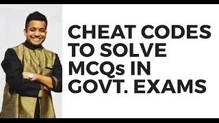 Cheat Codes to solve MCQs in Govt. Exams (UPSC/SSC/Banking) by Roman Saini