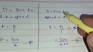 A TRAIN TRAVEL A DISTANCE OF 300 KM AT A CONSTANT SPEED .IF THE SPEED OF TRAIN IS INCREASED