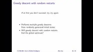 L05 Greedy Descent with Random Moves