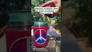 Stay hydrated #shorts #camping #beer #outdoors