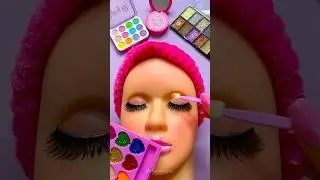 ASMR Satisfying with Unboxing Review Mannequin Makeup glowing up Skincare Sounds Video Fast No talk