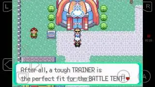 Playing pokemon emerald