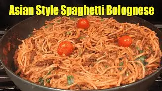 Spaghetti Bolognese with an Asian Twist