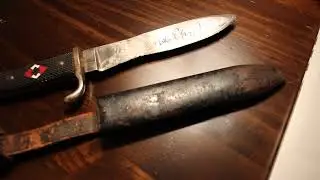 Hitler Youth Knife with Remnants of Motto