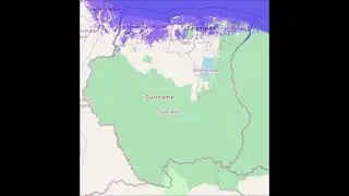 I Put C418 11 Over The Sea Level Rised To 15m on Suriname