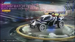 ROCKET LEAGUE ITEM SHOP - *NEW* Storm Watch: Noire Decal - 29.6.23