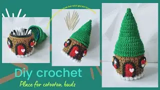 crochet cotton butt container | merenda wadah cotton but (subtitle)