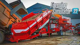 Выращивание, мойка и хранение картофеля в Farming Simulator 22