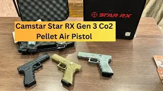 Made in India Co2 Air Pistols 🇮🇳 | Camstar Star RX Gen 3 Review &ndash; Black, Titanium, Coyotatin