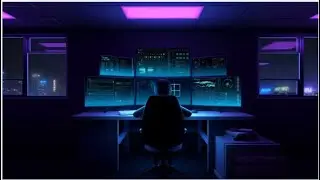 Dark Drum & Bass Focus Session | Cyberpunk Workstation