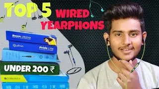 Top 5 best wired earphones under 200 | Wired earphones under 200 | best budget earphones