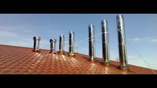 Вечный димоход  за 100$ для твердотопливных и газовых котлов монтаж своими руками без слесарей.