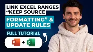 Как связать диапазоны Excel с сохранением исходного форматирования и правилами обновления в Power...