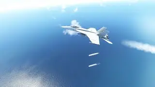 F18 Super Warrior v7.8 External center tank jettison Bug. Microsoft Flight Simulator