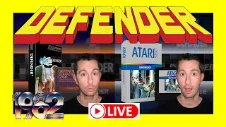 Defender (Atari 800 | Atari 5200) - Chronologically Gaming is LIVE! #atari #atari800 #atari5200