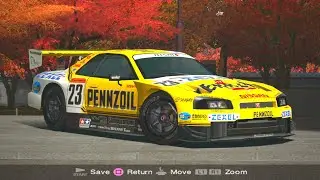 Gran Turismo 4 Nissan PENNZOIL ZEXEL GT-R (JGTC) 850HP Le Mans Race